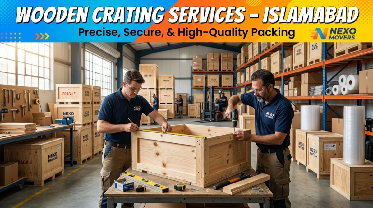 wooden crating services in Islamabad