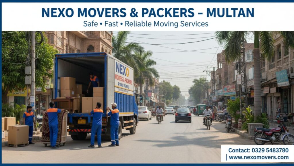Packers and Movers in Multan| Nexo Movers Multan